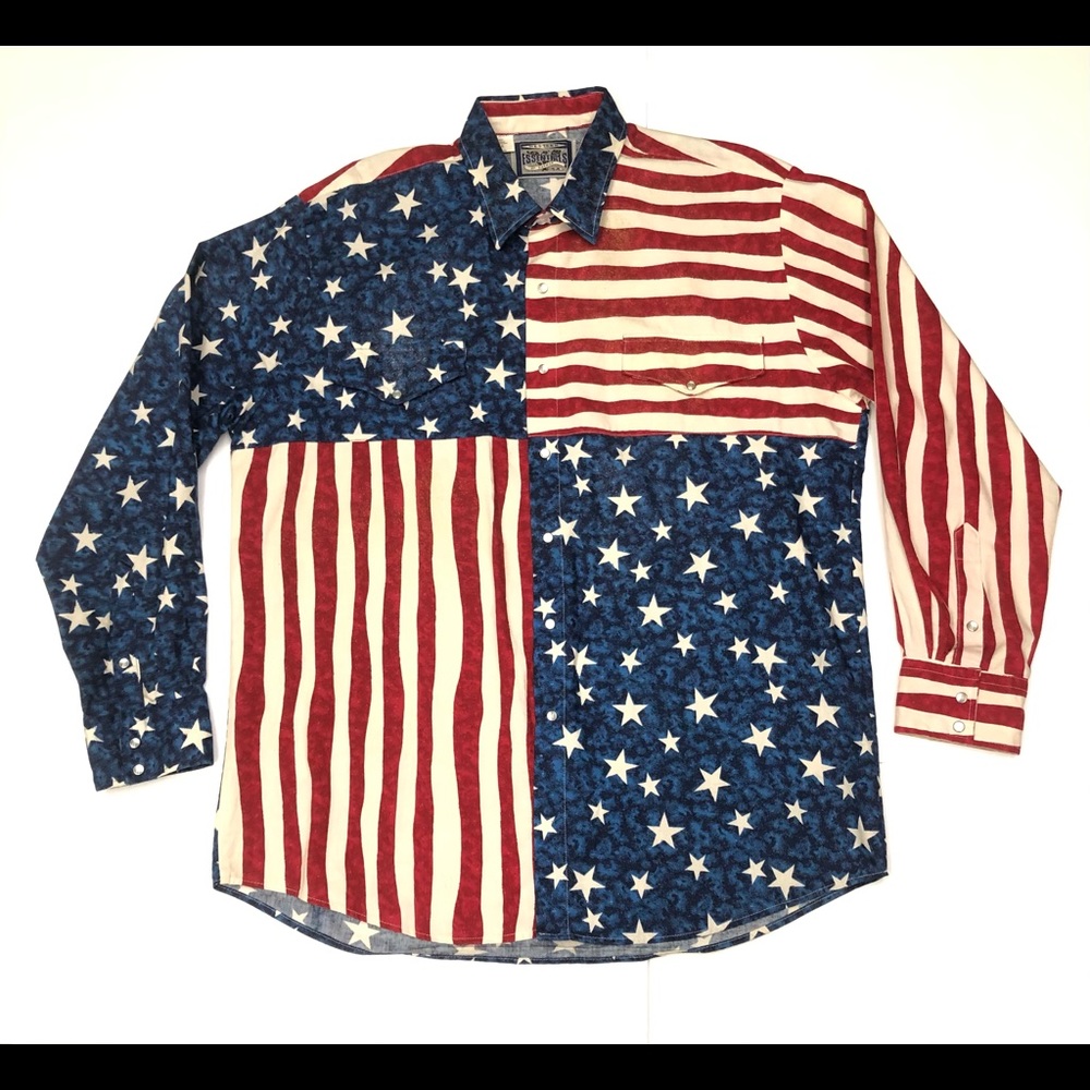 Western Essentials Men’s Pearl Snap Western Rodeo